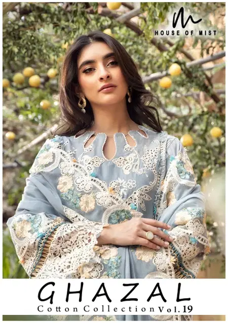Ghazal Vol 19 By House Of Mist Cotton Printed Dress Material Suppliers In India
